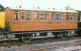 District Railway 4 wheel wooden bodied coach at Tenterden Town station
